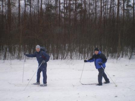 10. 20 февраля 2010 Переход в Никольское - после обеда снег стал мокрым (Поход №6).JPG