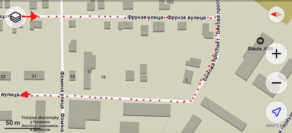 Начало улиц Фрунзе и Хлебоданая от пр. Быкова.jpg
