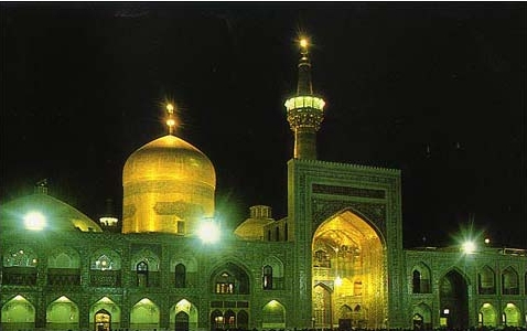 По Ирану автостопом, автобусом, на такси – лето 2011 г. - Mashad – мавзолей имама Резы - святыня шиитов.jpg