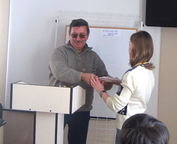 22 лютого 2014 року звітно-виборча конференція Донецької ОФСТ. - Награждение  победителей.JPG