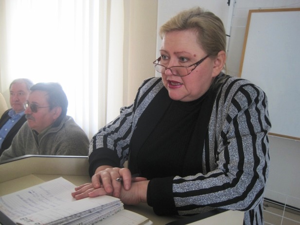 22 лютого 2014 року звітно-виборча конференція Донецької ОФСТ. - Володина Е.В.JPG