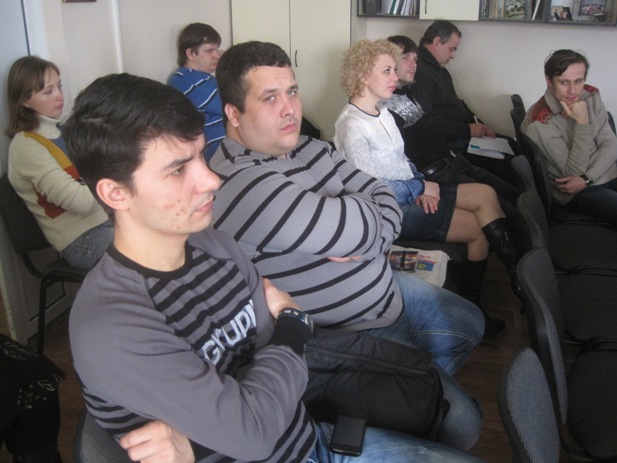 22 лютого 2014 року звітно-виборча конференція Донецької ОФСТ. - Участники конференции .JPG