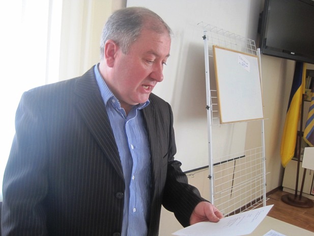 22 лютого 2014 року звітно-виборча конференція Донецької ОФСТ. - Ясько Г.Г.JPG