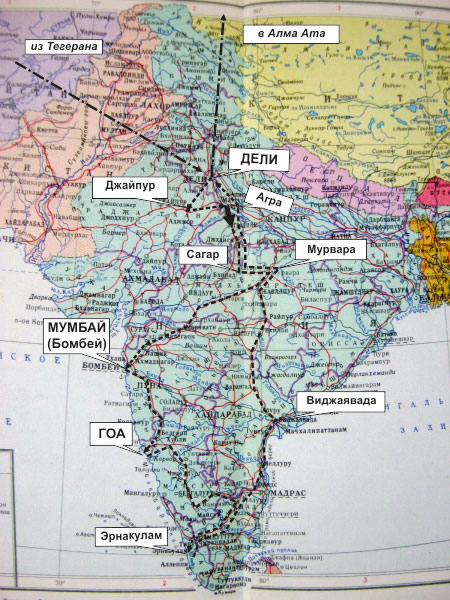 Схема поездки по Индии - Karte03b.jpg