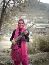 Какие красивые женщины в Афганистане  - Марина в Афганистане.jpg